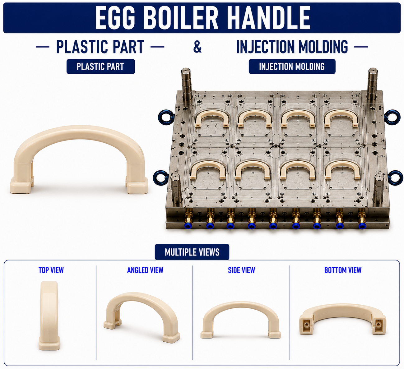 Egg Boiler Plastic Handle Mould and Moulding Service